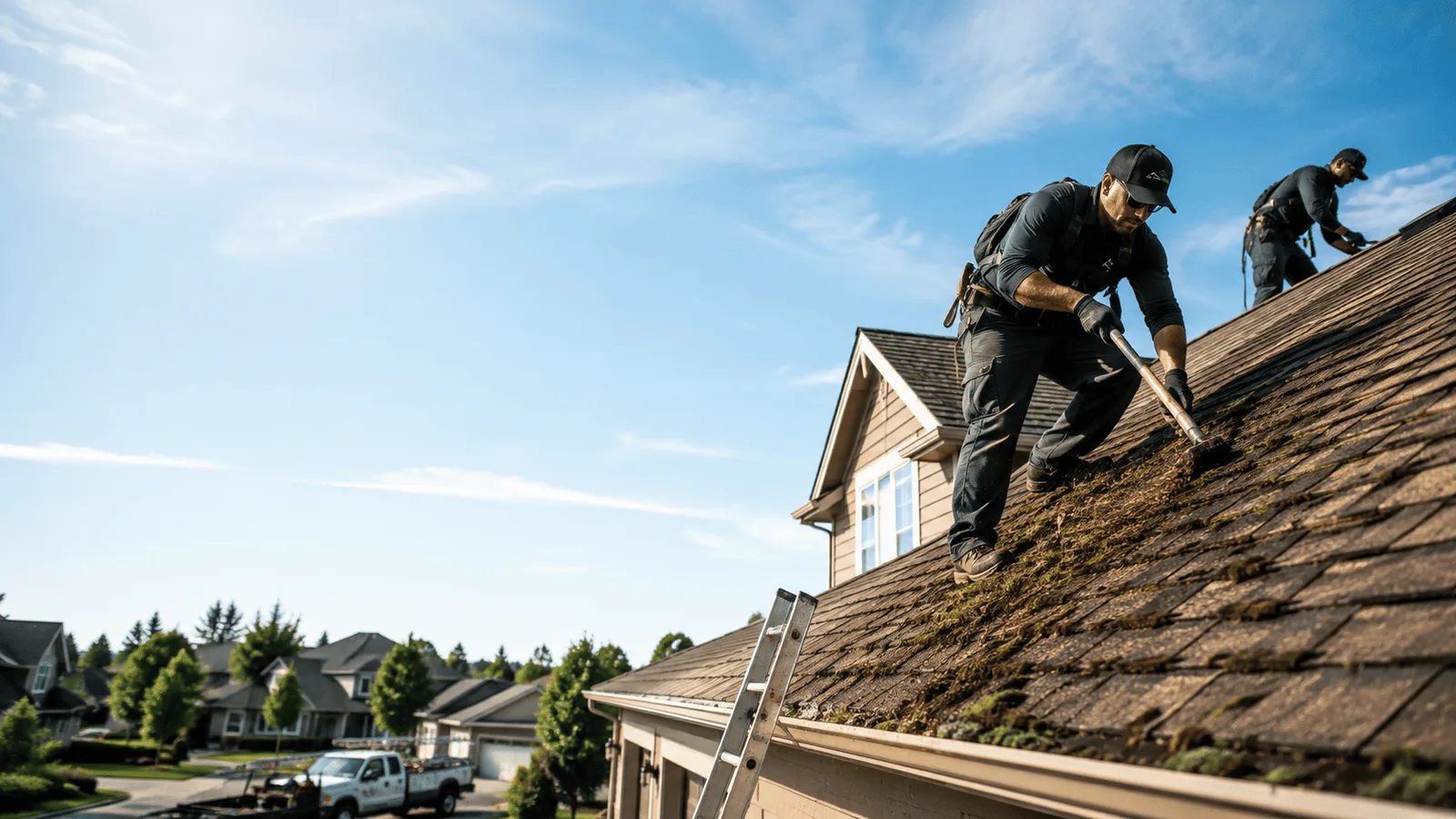 Roof Moss Removal in Walls, MS near me
